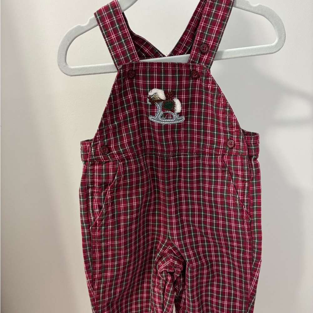 Plaid Kids Overalls